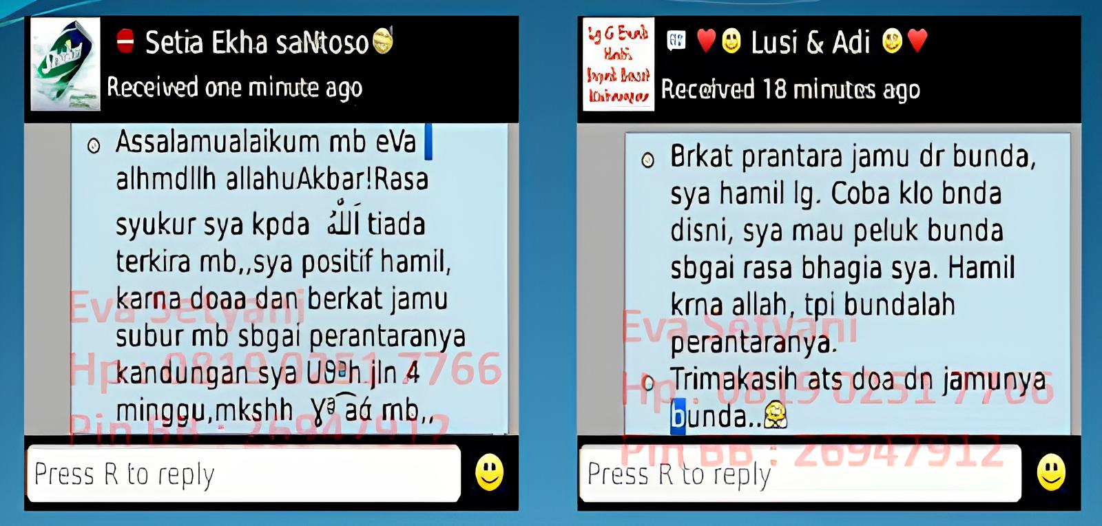 testimoni hamil